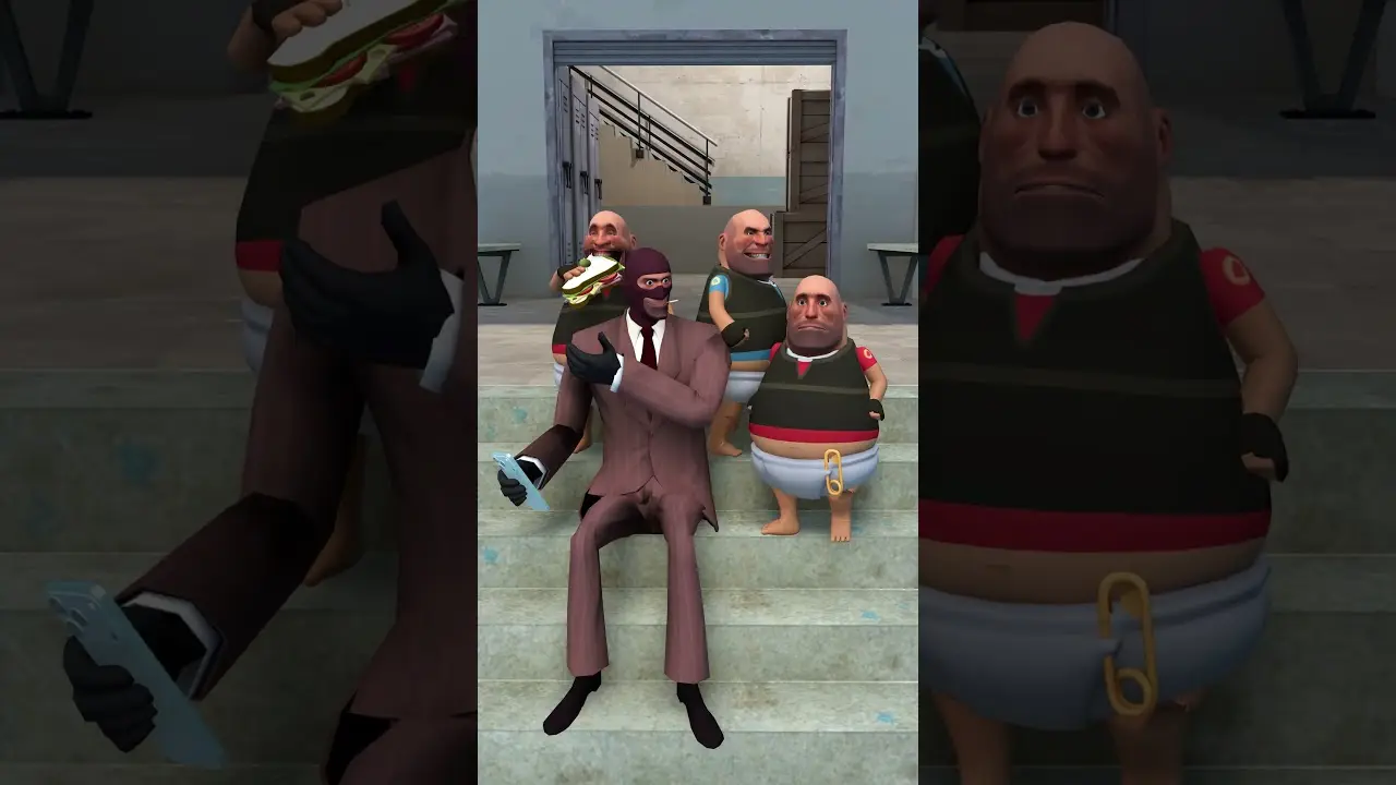 I want to EAT Dad Snack 🤣 #tf2 #animation #memes