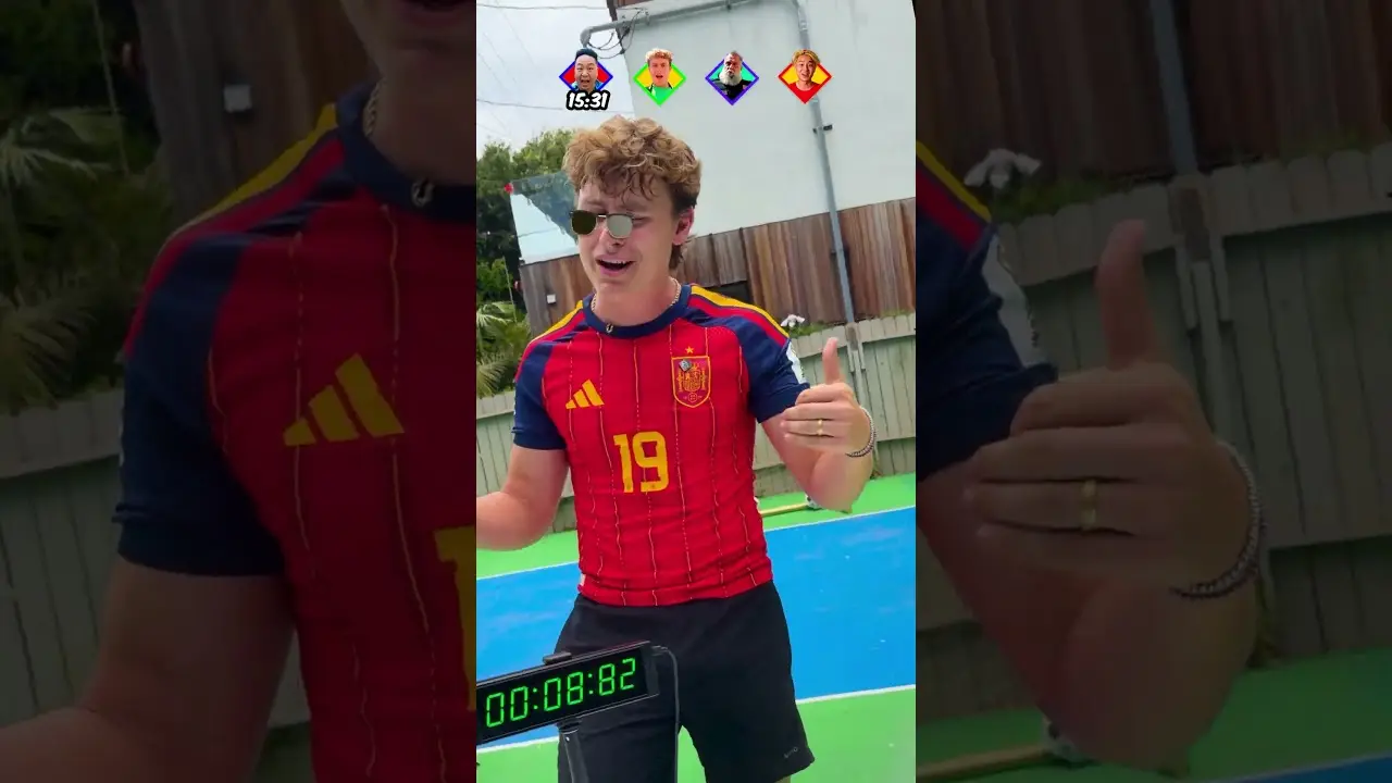 Who Can Kick The Ball The Fastest?⚽️ #fifaworldcup #youtubepartner