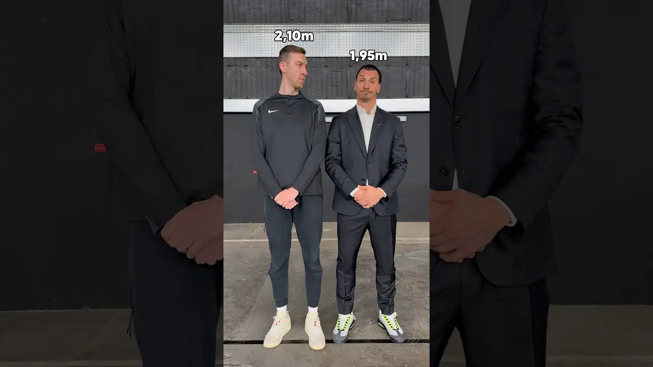 My Height vs Zlatan 😳📏