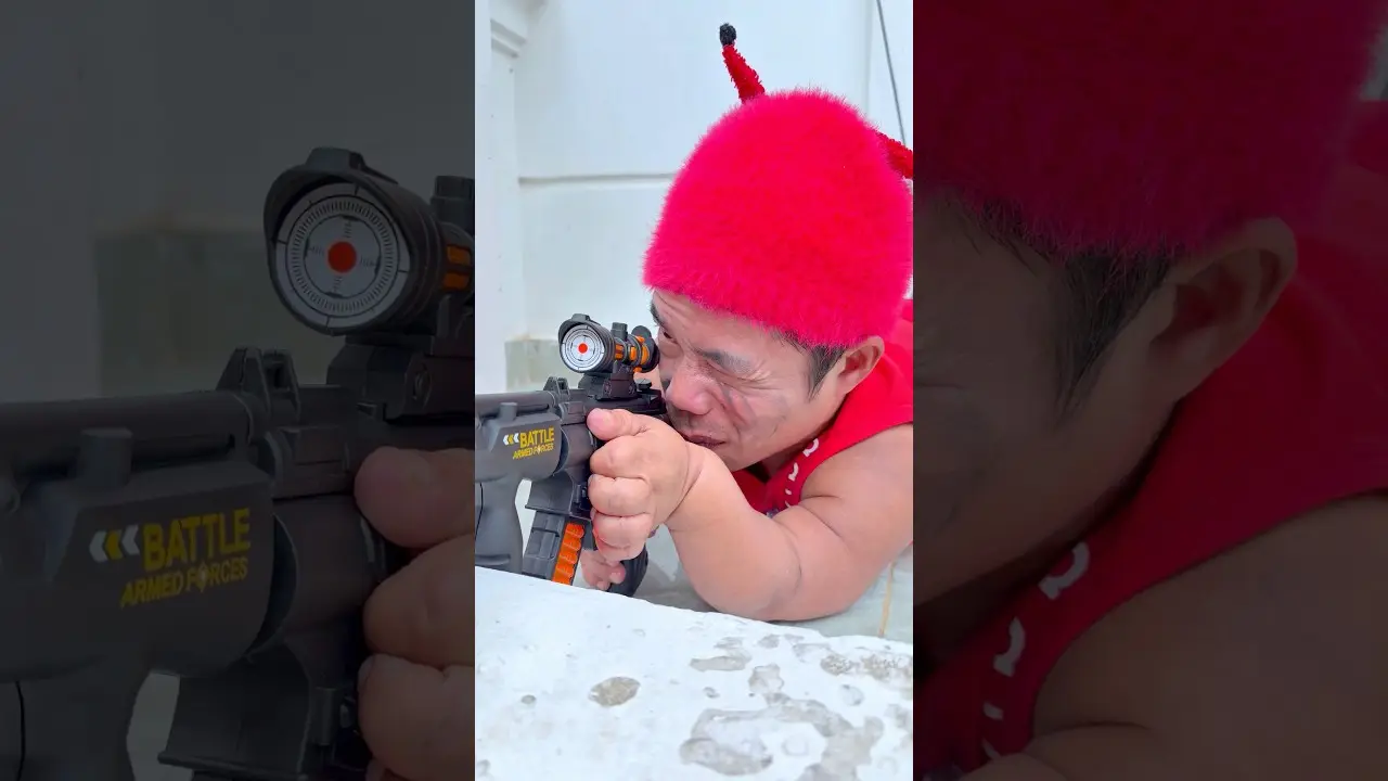 Baby sniper👶🏻😂 ベビースナイ​​パー👶🏻😂
