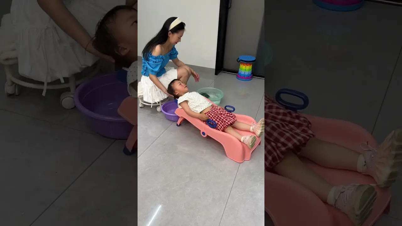 Cool Items! Kids love this hair-washing chair! #viral #gadgets #creative
