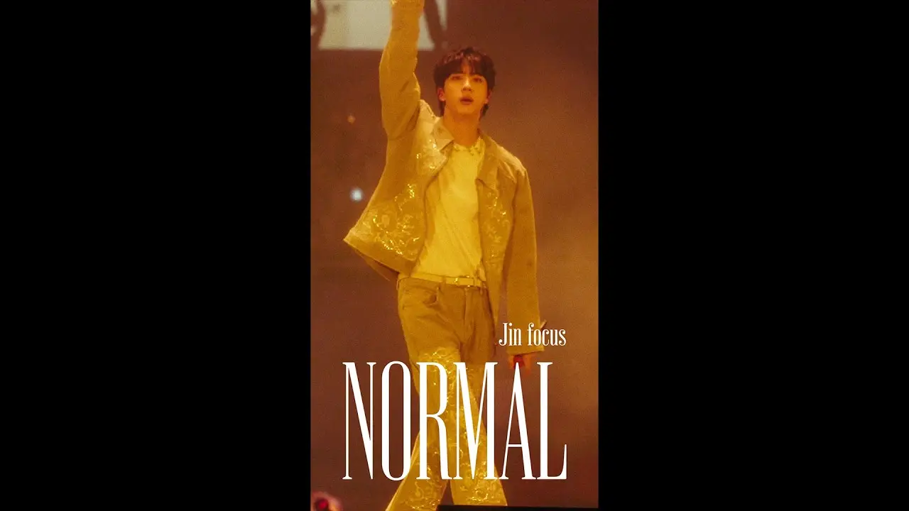 'NORMAL (Korean Ver.)' Stage CAM (Jin focus) @ BTS WORLD TOUR 'ARIRANG' IN BUSAN
