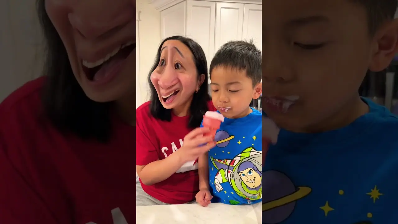 Ice cream mess 🫟🍦👶🏻🤣