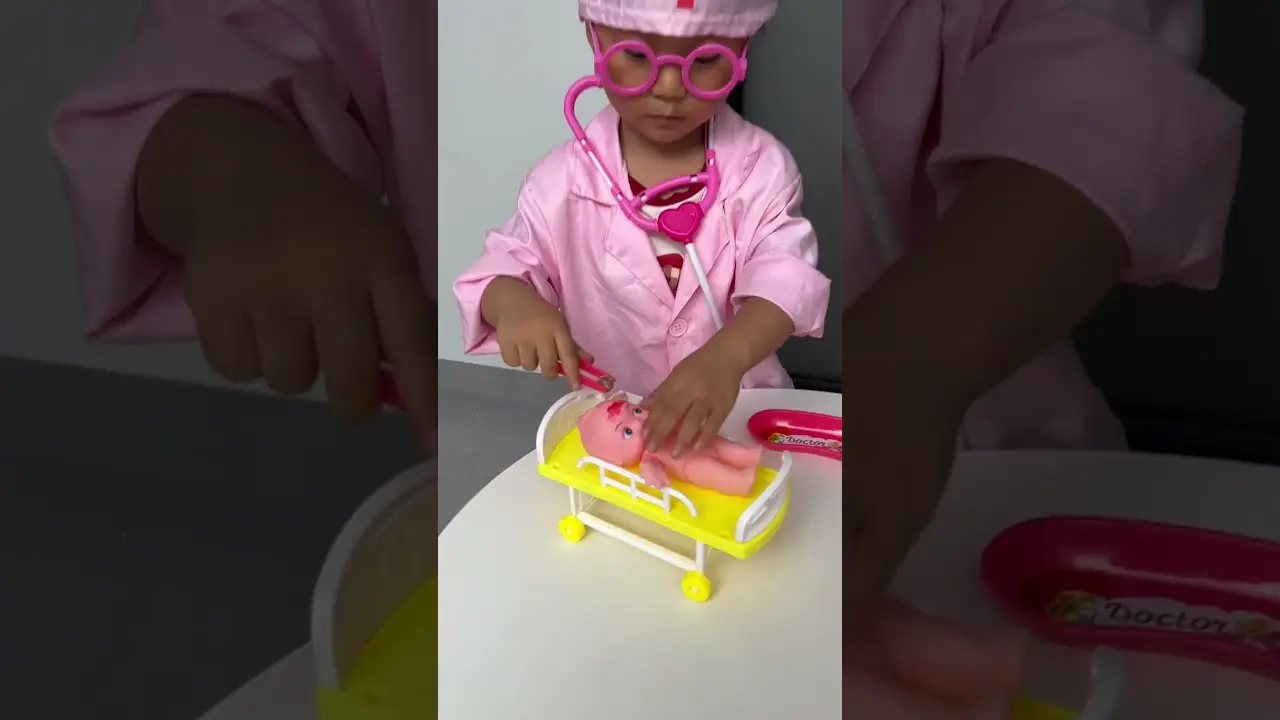 Good deeds are rewarded, and the little doctor feels safe! #FunFamily #viral #creative