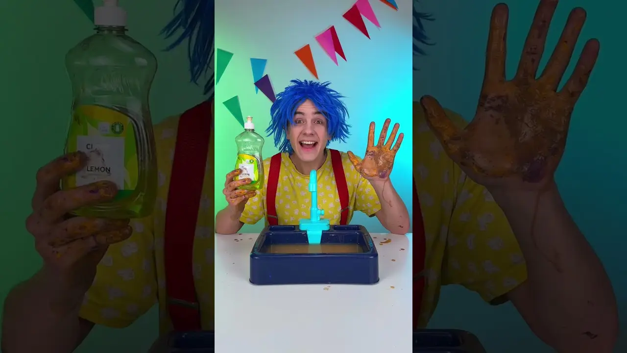 🧼✋ How to Wash Hands the Right Way! Super Clean Hands #shorts