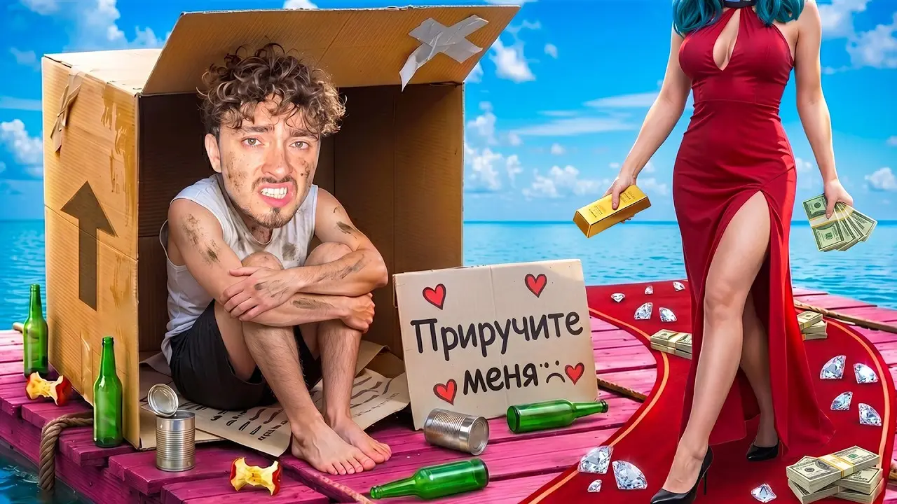 БОГАЧИ УСЫНОВИЛИ МЕНЯ НА ПЛОТУ ДЛЯ МИЛЛИОНЕРОВ В МАЙНКРАФТ!