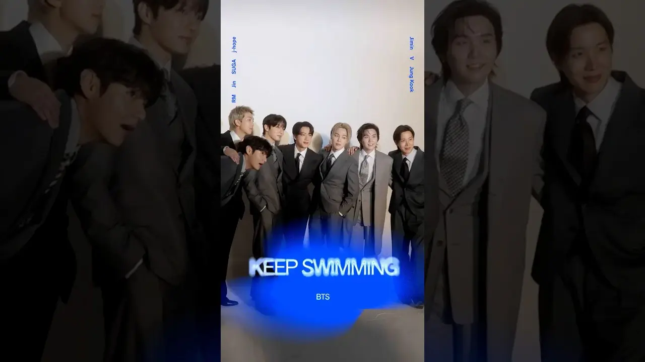 #KEEPSWIMMING with BTS. To everyone who keeps swimming no matter what, we send our love and support.