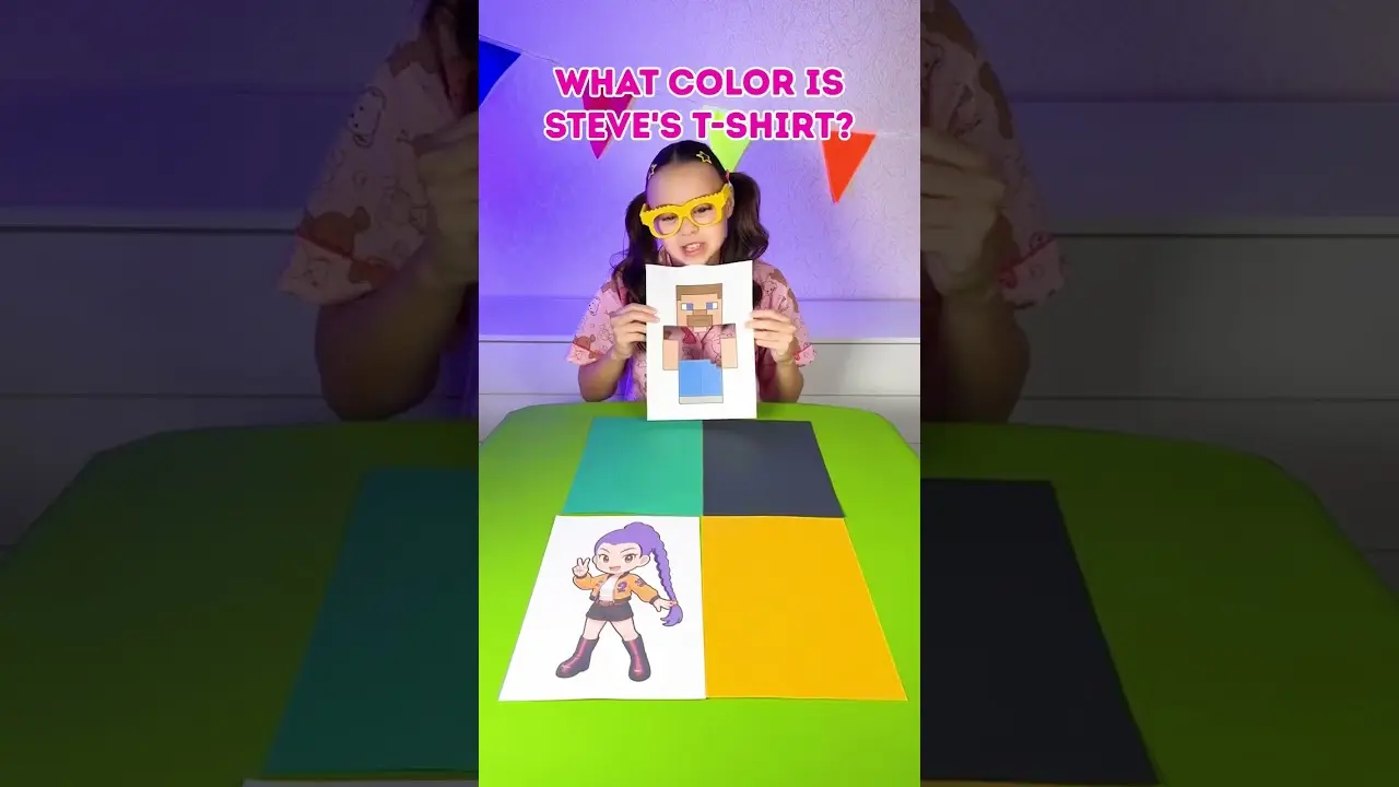 🌈 Can You Match the Characters by Color? 🎨 #shorts #kids
