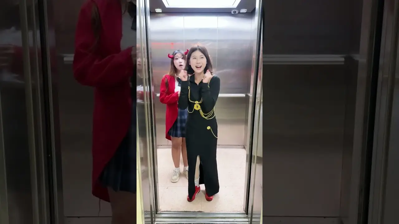 What's outside the elevator#Jesus#christ#Daemon