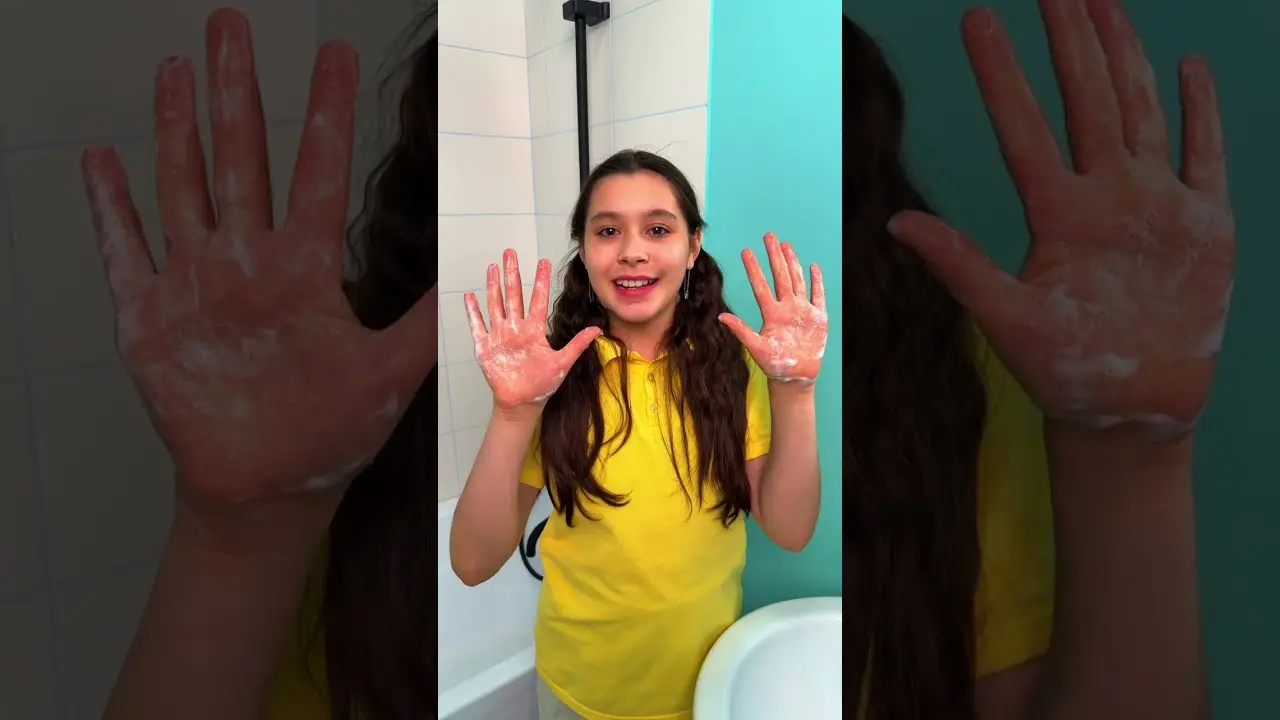 Clean Hands Song for Kids! 🤲🧼 Wash & Stay Healthy #shorts #hygiene