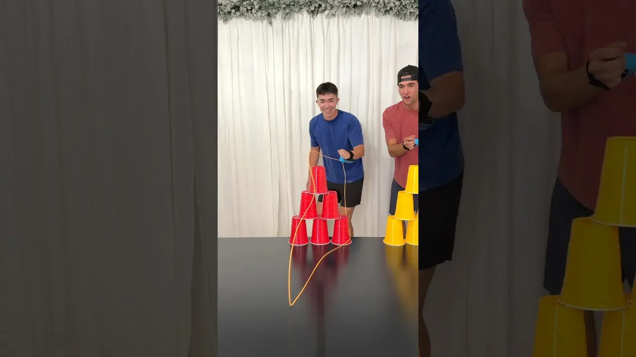 Web Slinger Speed Relay Race! Girls vs Boys