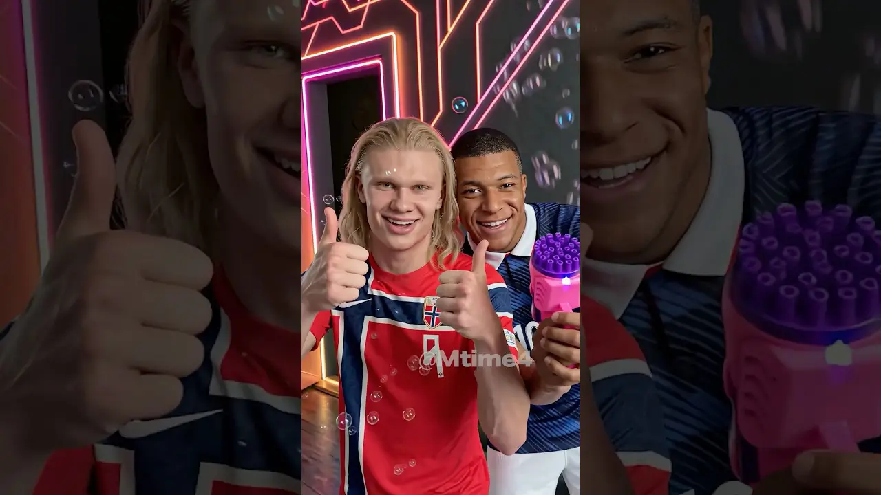 Mbappé Was Behind the Bubble Magic 🫧🪄 #parody #football #haaland #worldcup