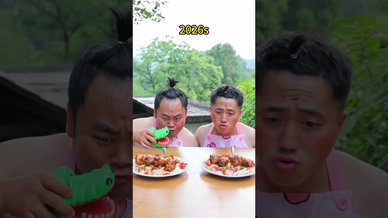 Children’s mealtimes through the decades😂 #funny #mukbang