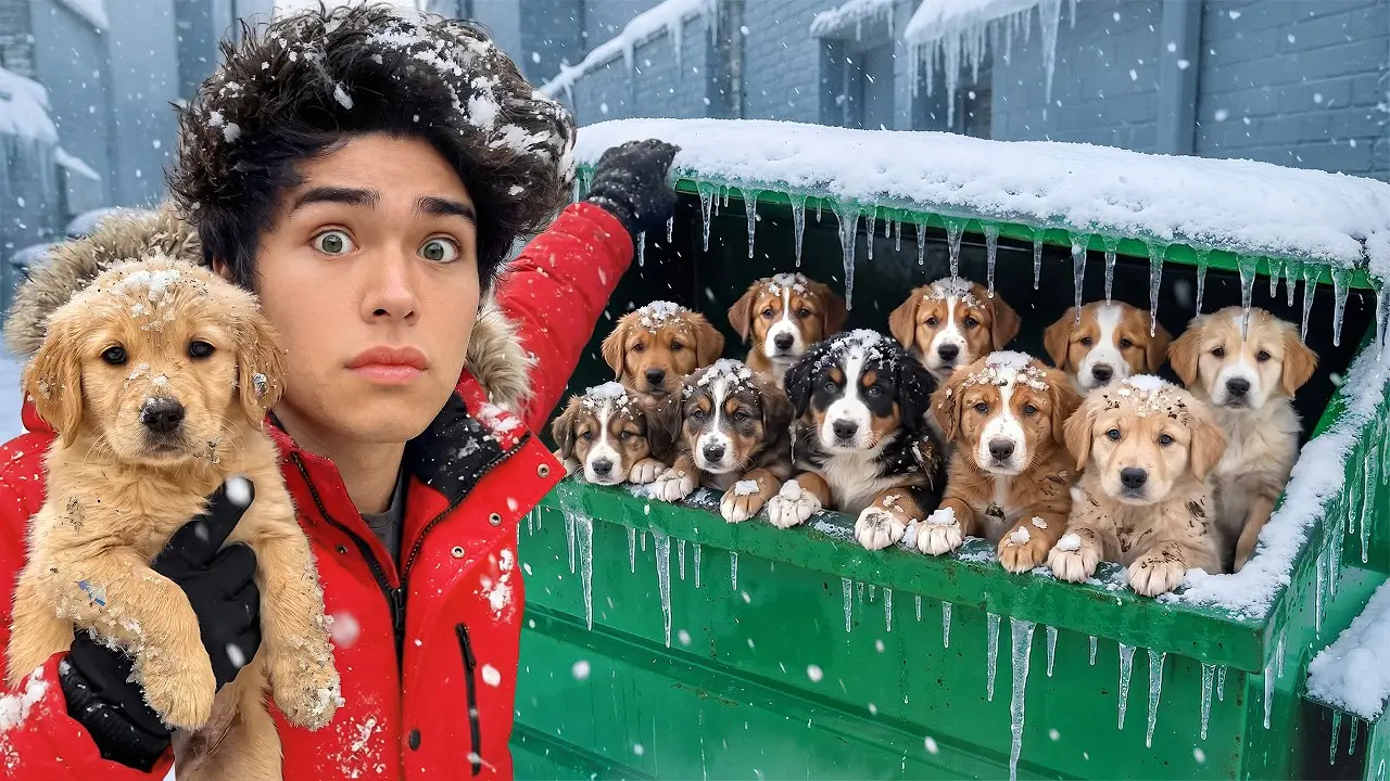 I Found 10 Lost Puppies in a Dumpster!