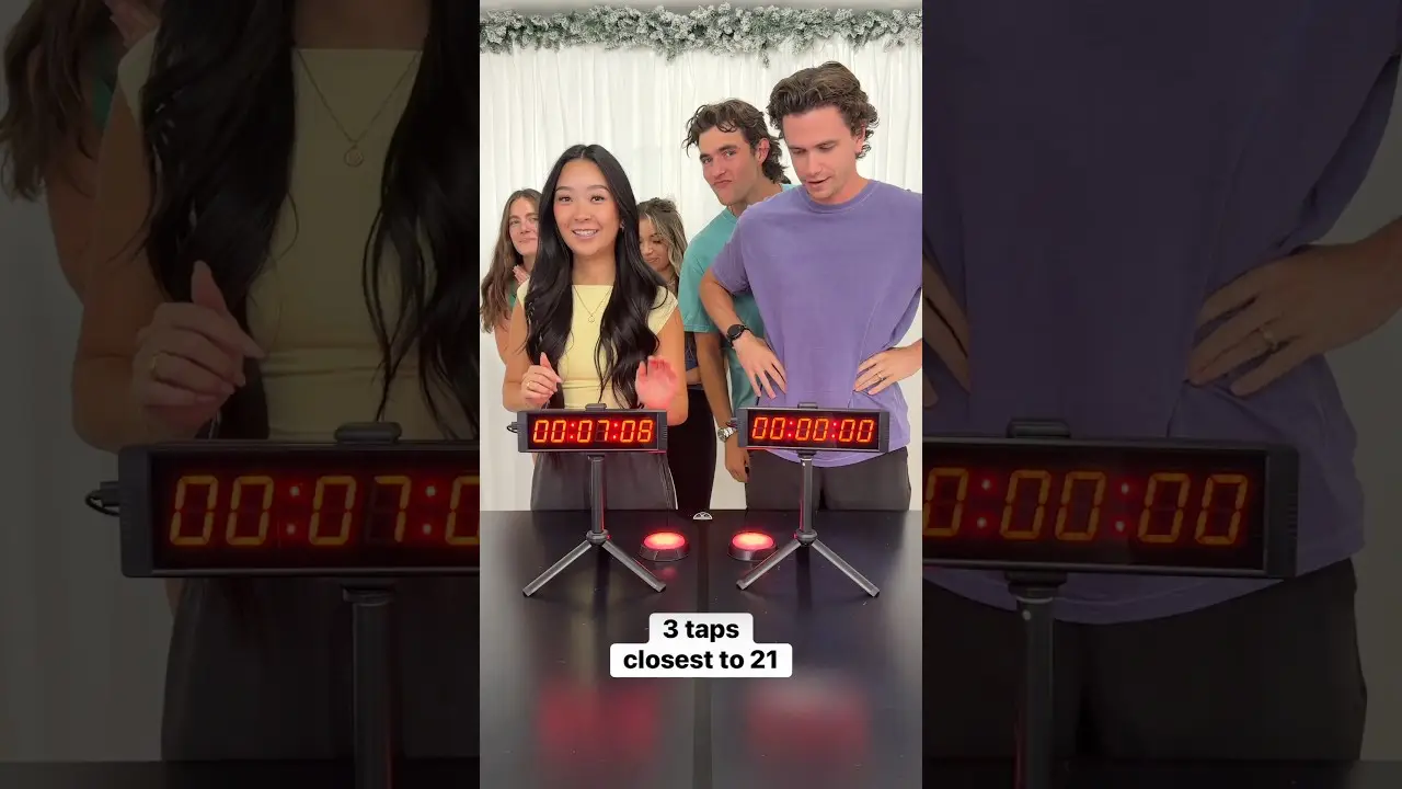 Closest to 21 Seconds Wins!