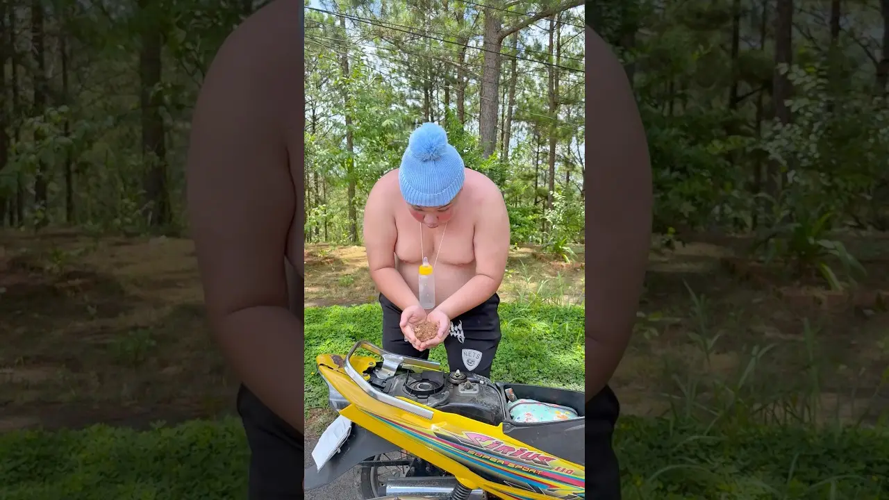 New fuel for motorcycles👶🏻😂 バイク用の新しい燃料