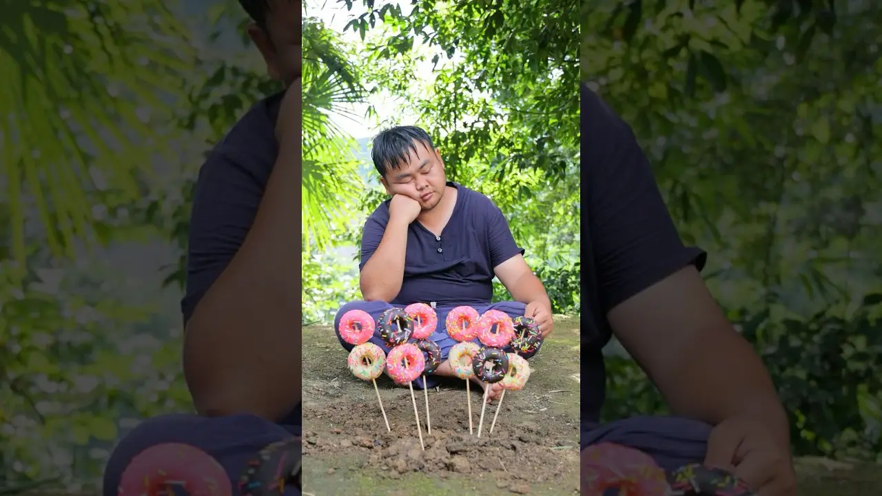Can donuts really grow in the soil？ #funny #comedy