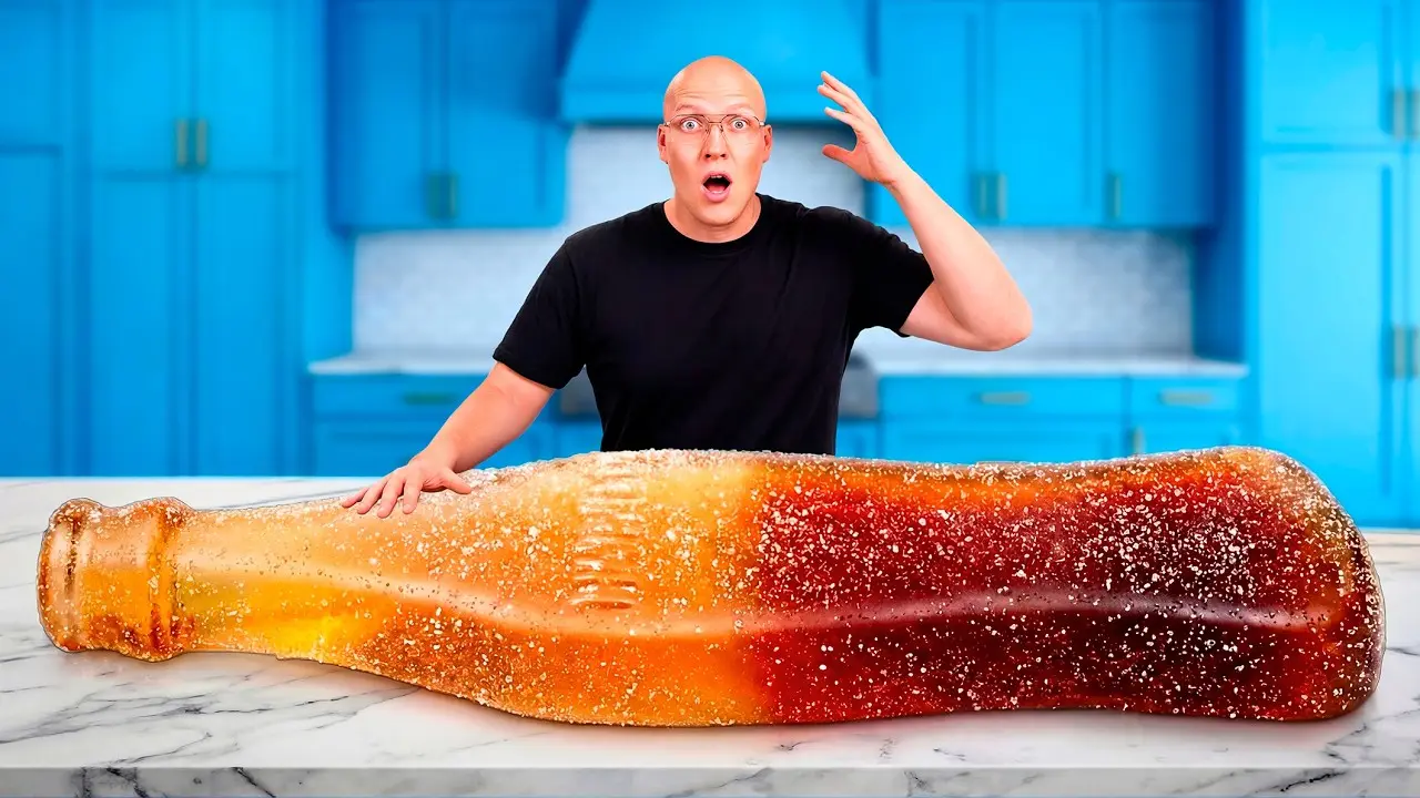 УВЕЛИЧИЛ МАРМЕЛАДНУЮ Coca-Cola  В 1000 РАЗ !!!