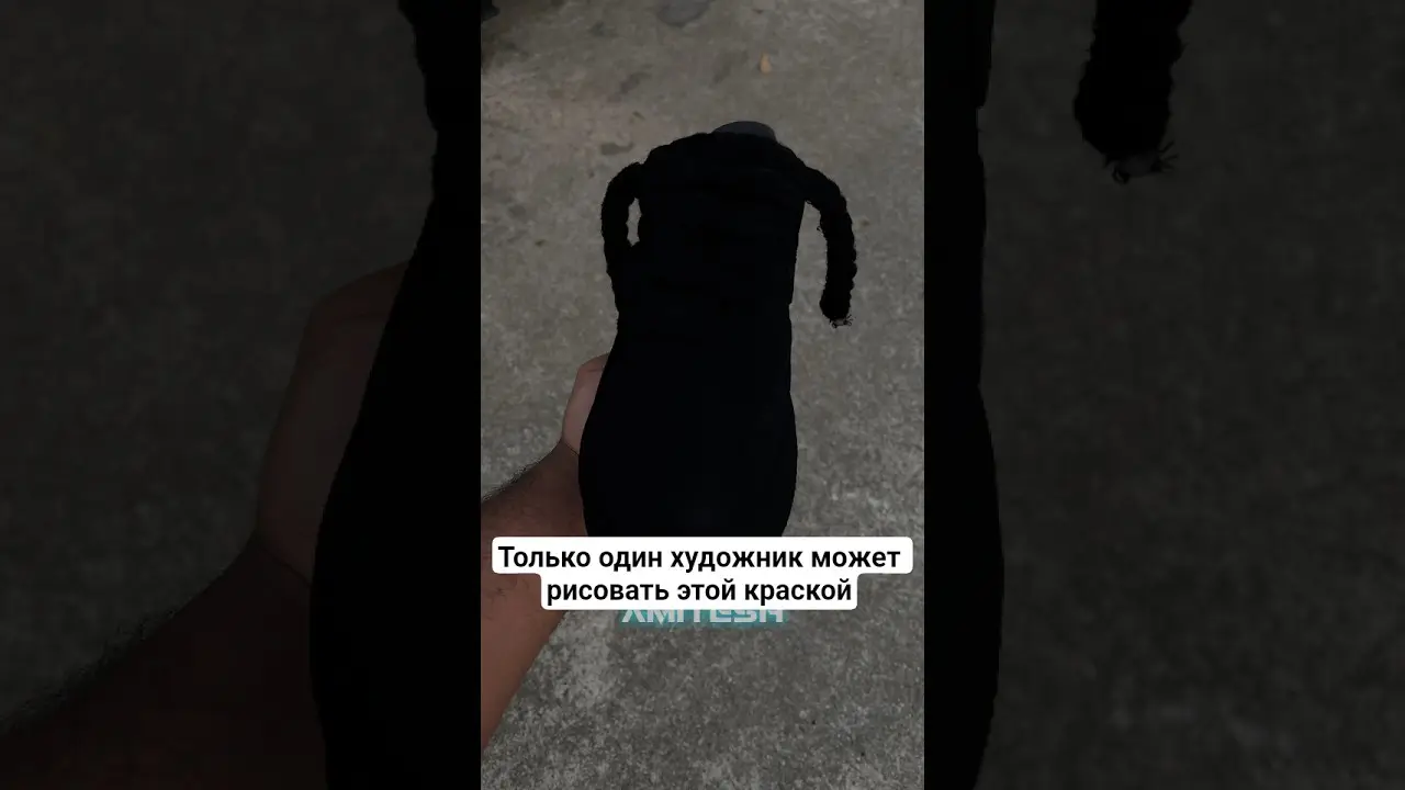 Только один художник может рисовать этой краской #амитеш #история