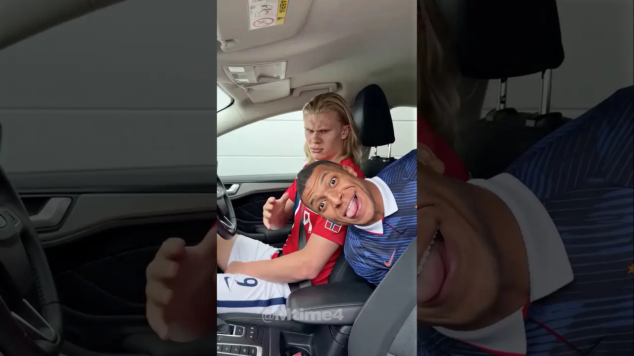 Haaland Finally Found a Way to Stop Mbappé🧠⚡ #parody #football #haaland #worldcup