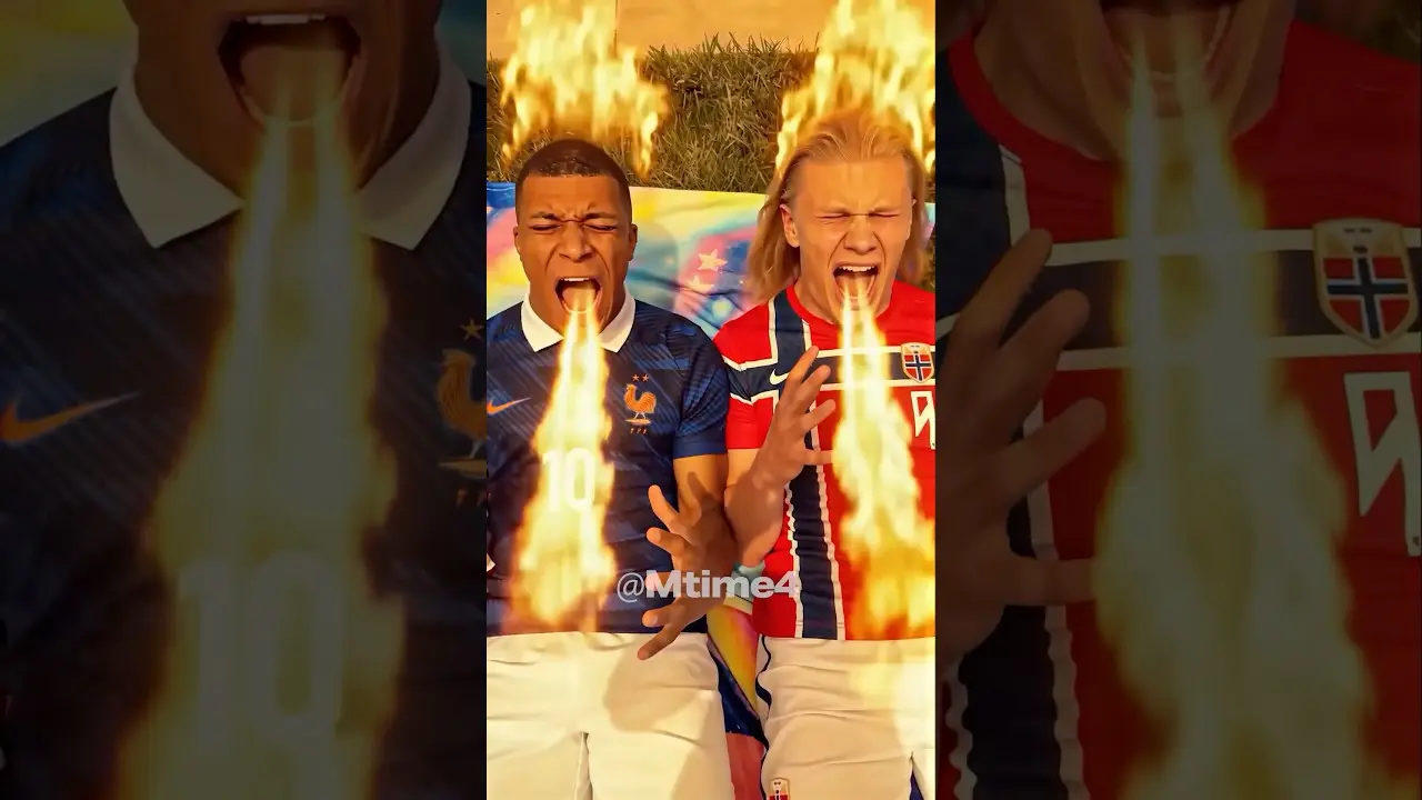 Haaland, Mbappé, Yamal and Vini Couldn’t Share One Umbrella ☂️ #parody #football #haaland #worldcup