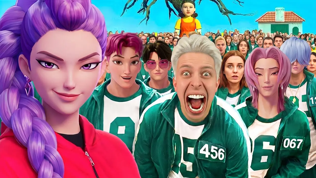 ИГРА В КАЛЬМАРА с KPOP DEMON HUNTERS в Реальной Жизни!