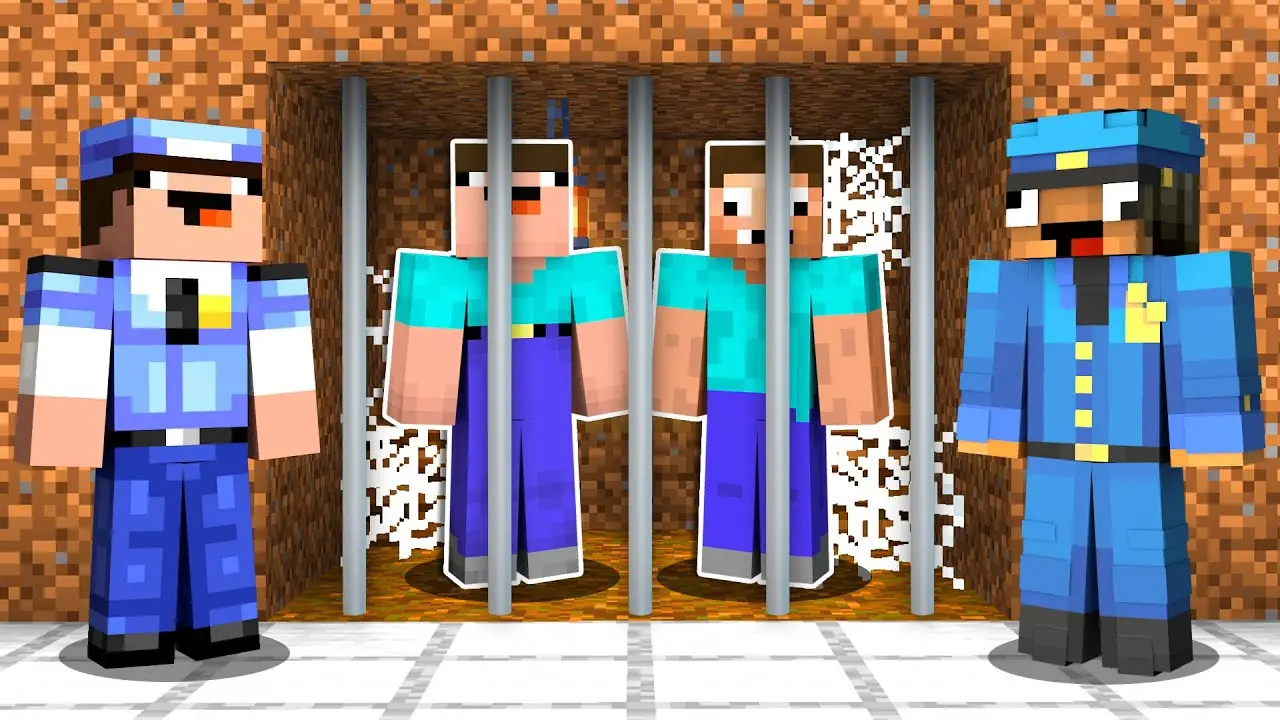 НУБ И ПРО ПОБЕГ ИЗ НУБСКОЙ ТЮРЬМЫ В МАЙНКРАФТ ! НУБИК И ТРОЛЛИНГ ЛОВУШКА MINECRAFT