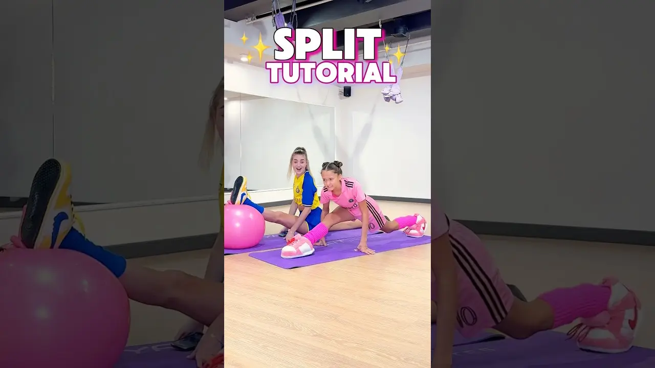 5 Daily Steps to the Splits 🤸‍♀️✨ ⭐@Belitskay #familyfirst