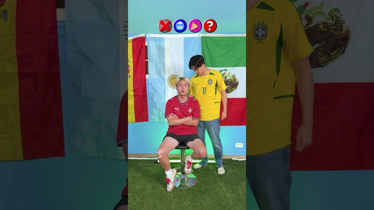 It's IMPOSSIBLE To Make Me FLINCH!😱 #fifaworldcup #ad