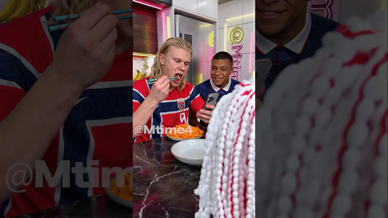 Haaland’s Snack Turned Into a Nightmare 🍜😭 #parody #football #haaland #worldcup