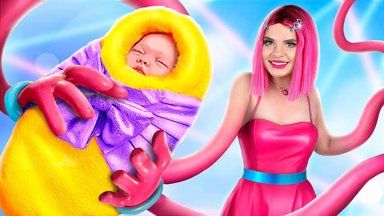 Моя няня — Mommy Long Legs! Хаги Ваги в реальной жизни