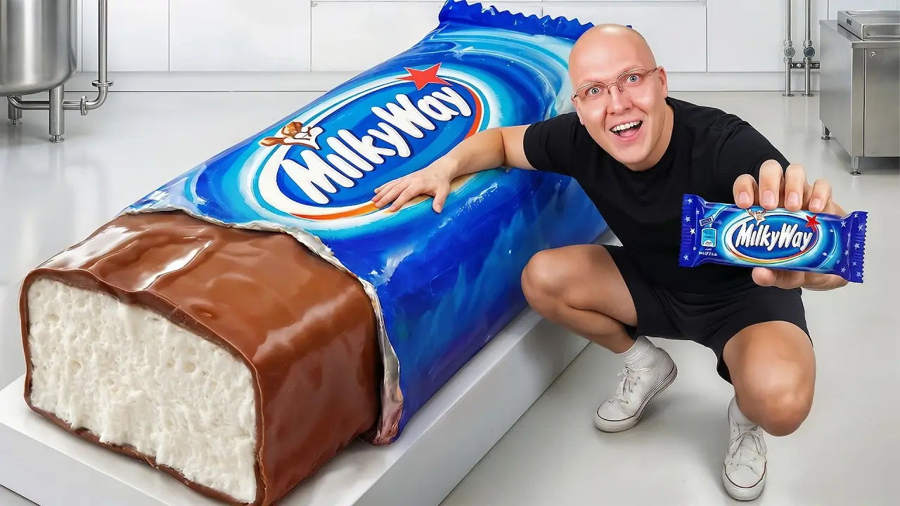 Я СДЕЛАЛ ГИГАНТСКИЙ Milky Way ВЕСОМ 110 КИЛОГРАММ