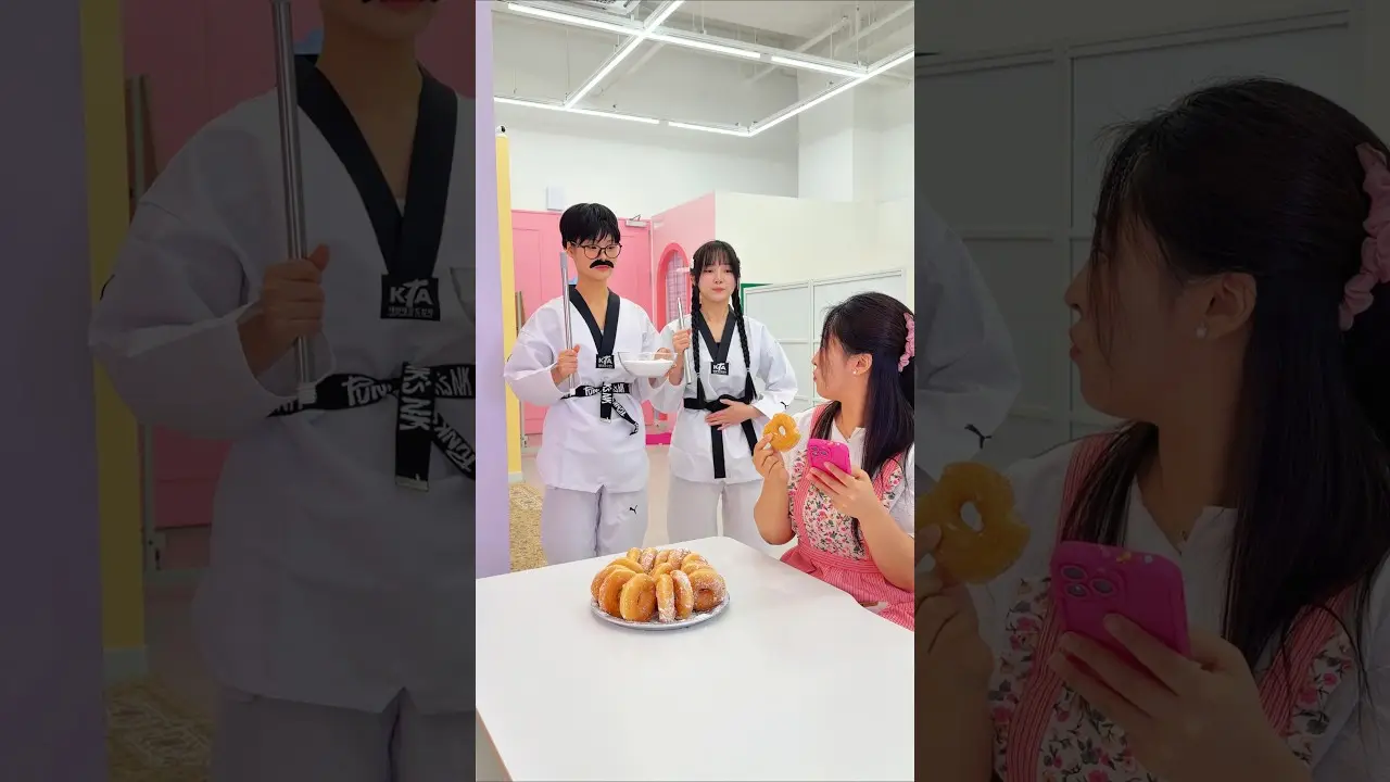 엄마의 도넛을 먹고 싶어요