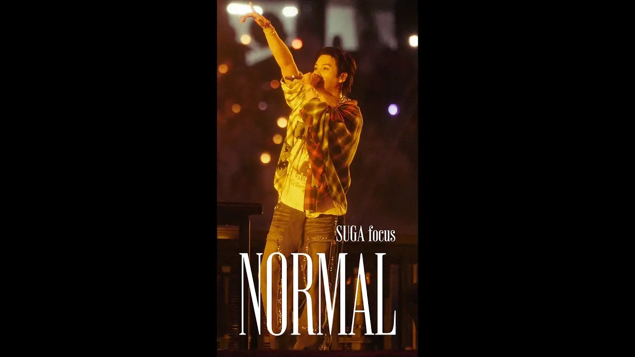 'NORMAL (Korean Ver.)' Stage CAM (SUGA focus) @ BTS WORLD TOUR 'ARIRANG' IN BUSAN