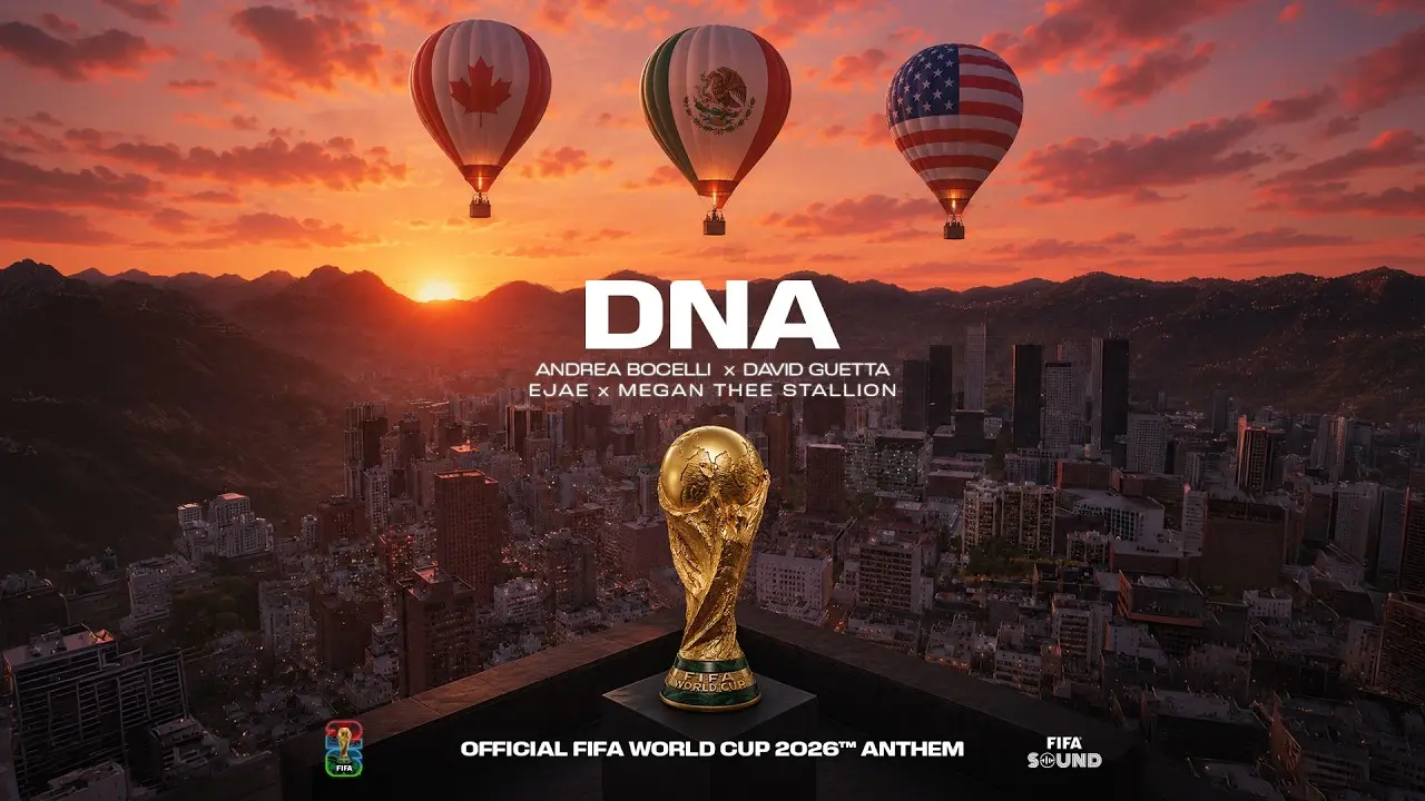 Andrea Bocelli, David Guetta, EJAE, Megan Thee Stallion - DNA (FIFA World Cup 2026™) Music Video