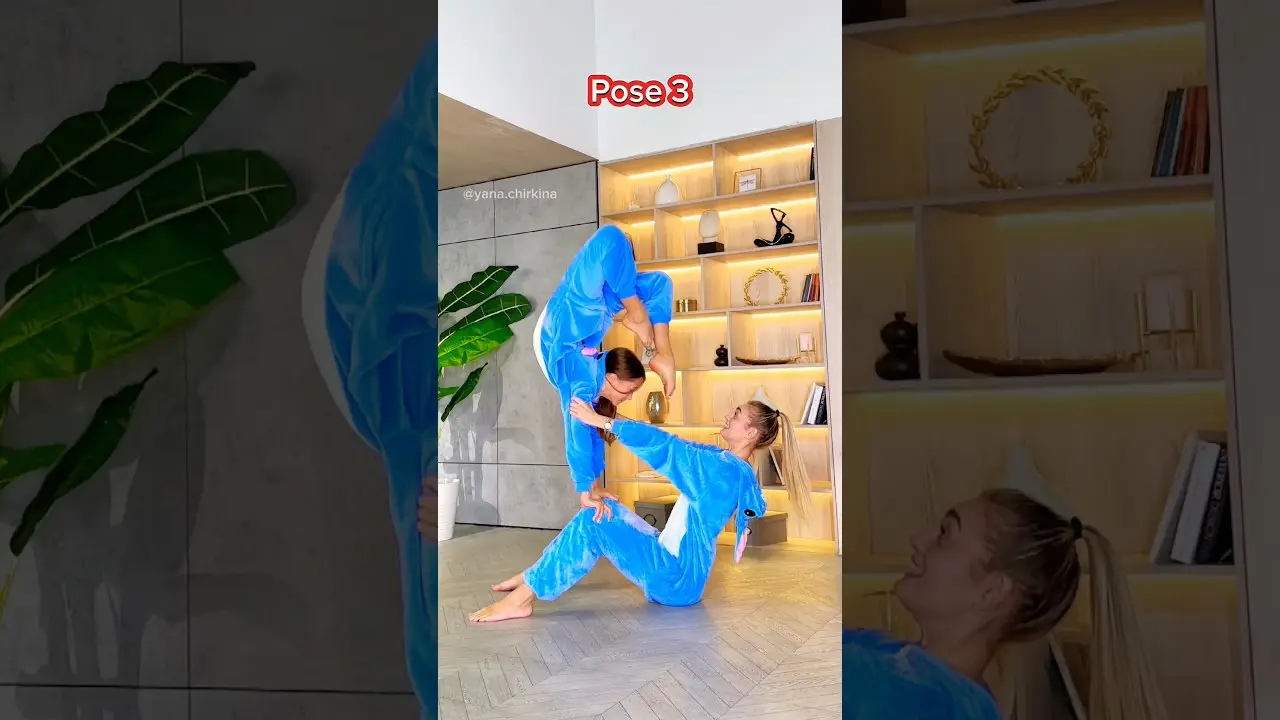 Comment Your Favorite Pose! 🏋️🤸‍♀️ #familyfirst #flexibility