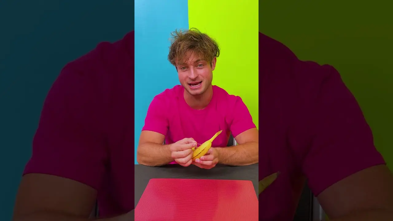 Banana Peeling Hack! @zackdfilms