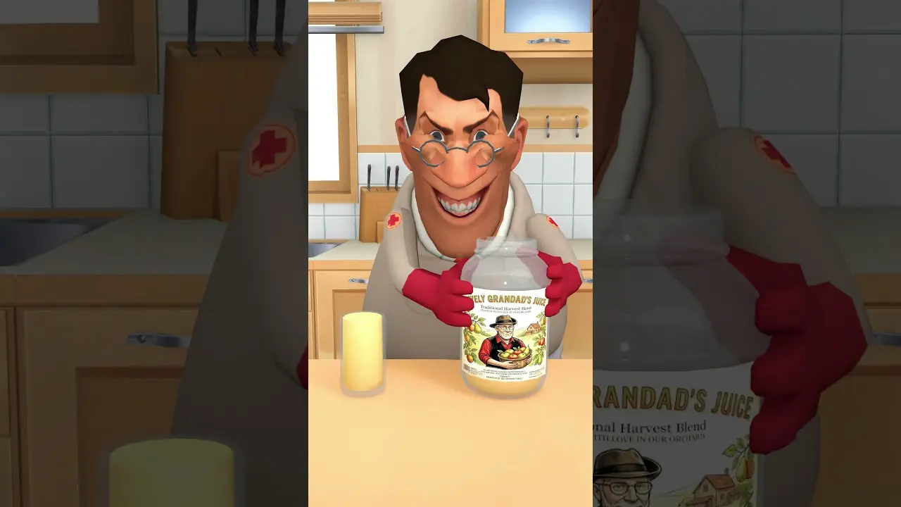 Funny Juice Challenge 🥤😂 #tf2 #animation #memes