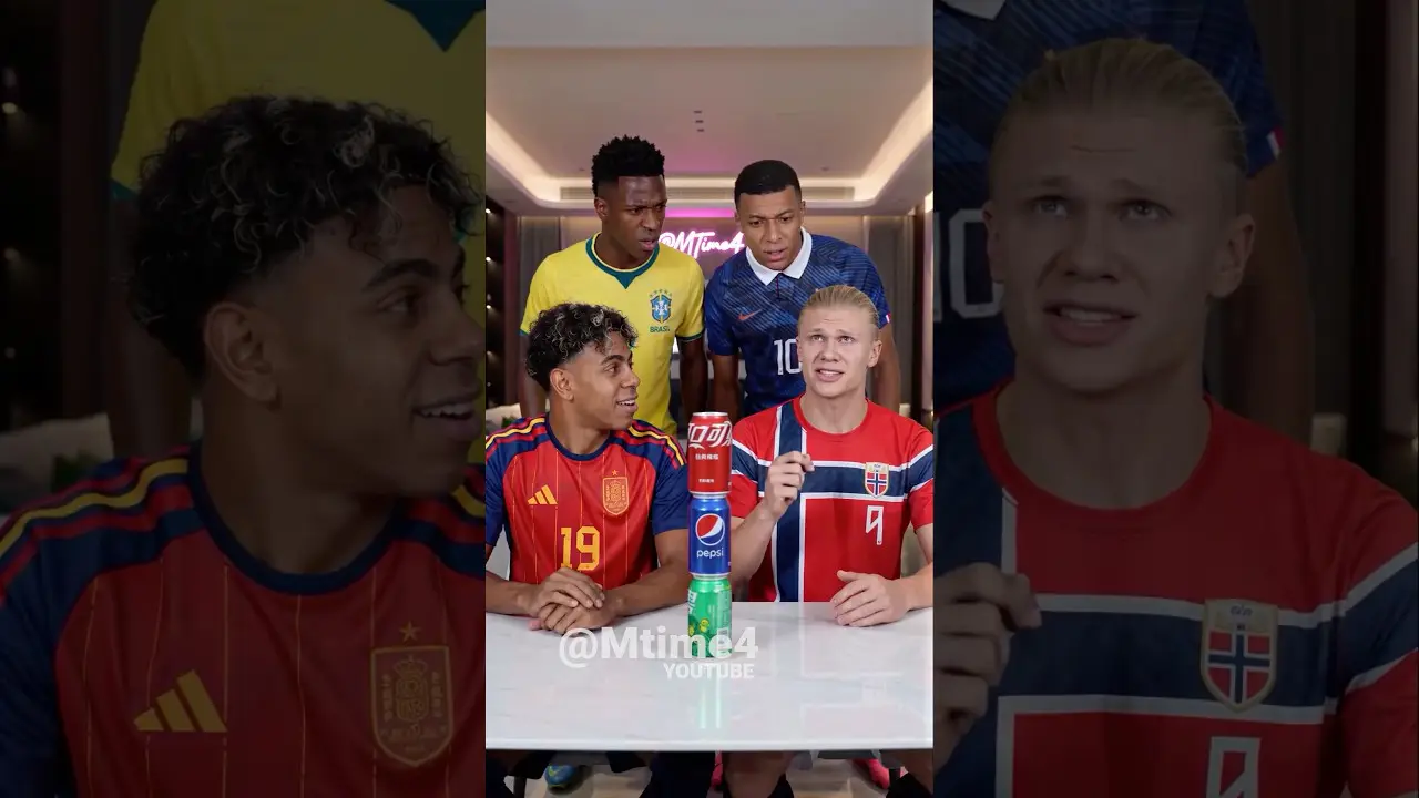 Haaland’s Singing Had Mbappé and Vinícius Worried 😬🎵 #parody #football #haaland #worldcup