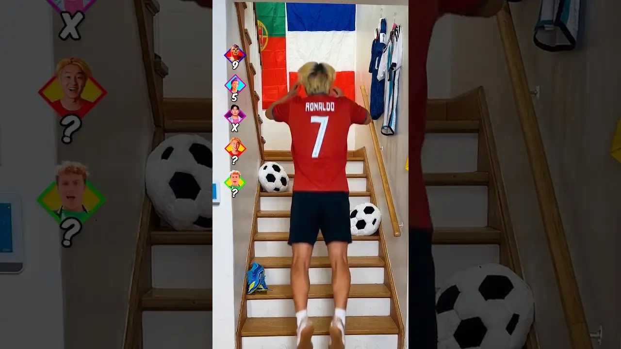 How Many Jumps To Get Up The Stairs? #fifaworldcup #youtubepartner