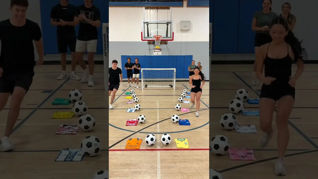Soccer Relay Race! Boys vs Girls