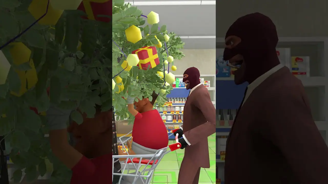 Daddy Spy and a Baby are shopping #tf2 #animation #memes