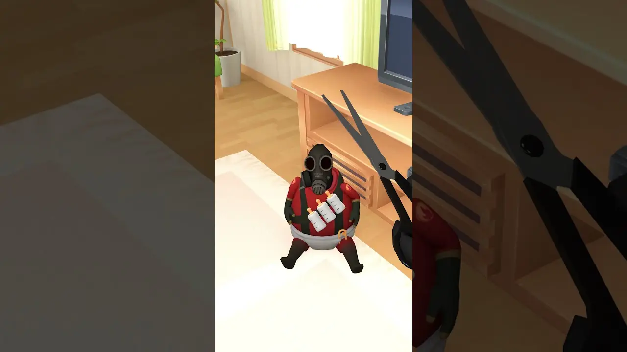 Daddy Spy making art with his lovely family #tf2 #animation #memes
