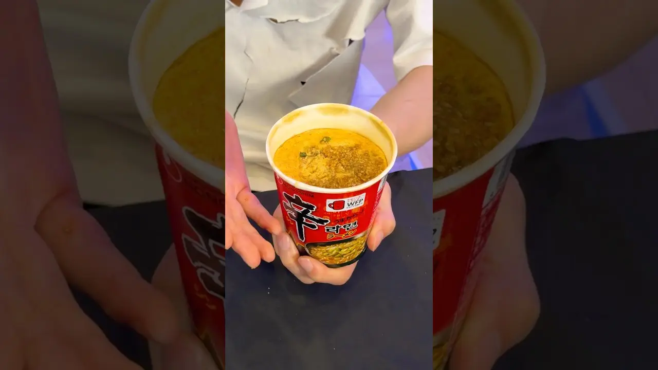 Shin ramen hack！🤩