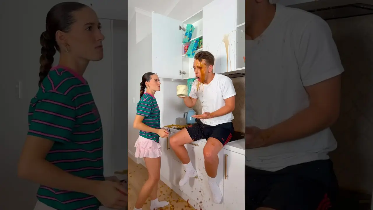 SUBSCRIBE FOR 7 YEARS OF GOOD LUCK! 🍀😅 - #dance #funny #couple #shorts