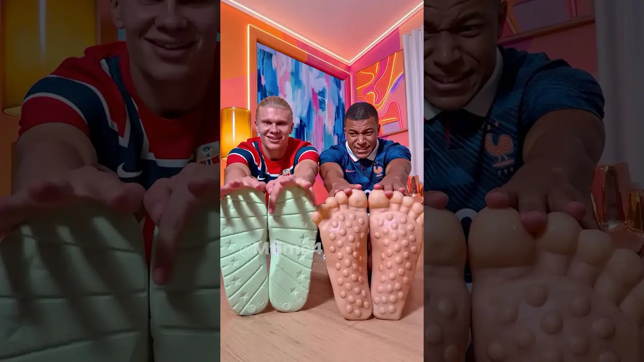 Haaland Was One Step Ahead of Mbappé 🧠⚡ #parody #football #haaland #worldcup