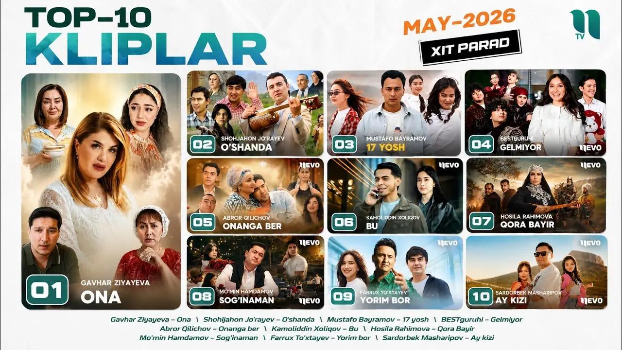 TOP-10 Cliplar May-2026