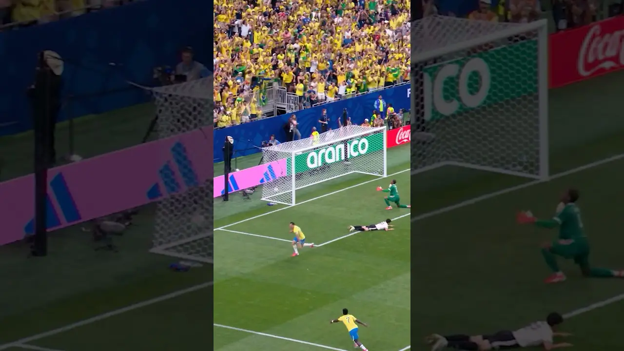 Martinelli scores Brazil’s winner against Japan. #FIFAWorldCupOnYT
