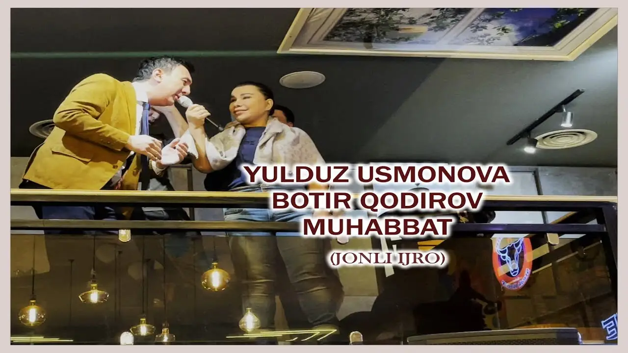 YULDUZ USMONOVA VA BOTIR QODIROV |JONLI IJRODA|  MUHABBAT(2021)