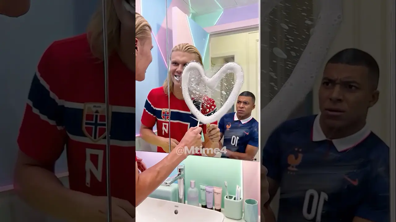 Haaland Turned Every Problem Into a Heart ❤️😭 #parody #football #haaland #worldcup